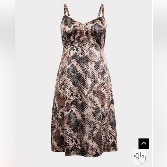 Torrid 3X snake print dress - Picture 4 of 9